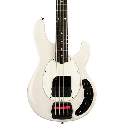 Ernie Ball Music Man Tim Commerford Artist Series StingRay Passive Electric Bass Guitar Fight Night White