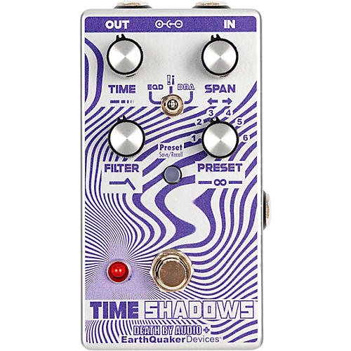 EarthQuaker Devices Time Shadows II Subharmonic Multi-Delay Resonator Effects Pedal Condition 1 - Mint Purple and Silver