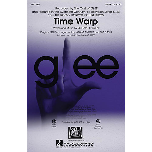 Hal Leonard Time Warp (from The Rocky Horror Picture Show) ShowTrax CD by Glee Cast Arranged by Mac Huff