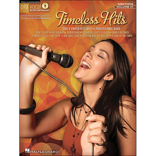 Timeless Hits - Pro Vocal Songbook for Female Singers Volume 47 Book/CD