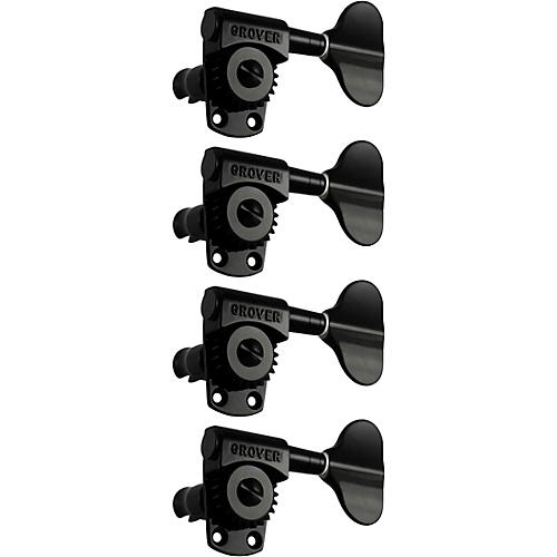 Grover Titan Electric Bass 145 Series Tuning Machines Black Chrome 4-in-line