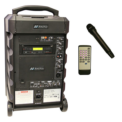 Amplivox Titan Wireless 100 Watt Portable PA System Black