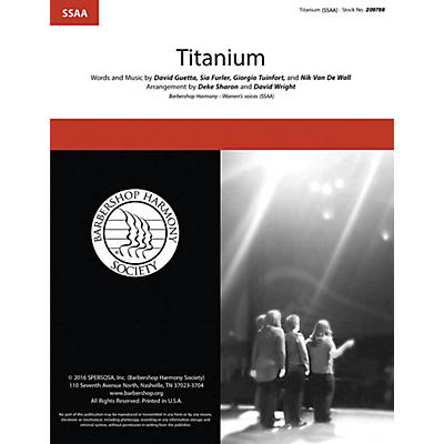 Hal Leonard Titanium SSAA A Cappella arranged by Deke Sharon