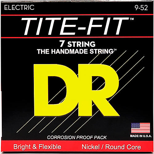 DR Strings Tite-Fit LT7-9 Lite 7-String Nickel Plated Electric Guitar Strings