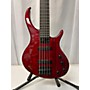 Used Tobias Toby Deluxe V 5 String Electric Bass Guitar Red