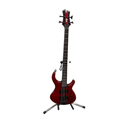 Tobias Toby Pro 4 Electric Bass Guitar Trans Red