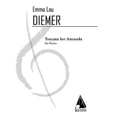 Lauren Keiser Music Publishing Toccata for Amanda: an Homage to the Minimalists and Vivaldi for Piano LKM Music by Emma Lou Diemer