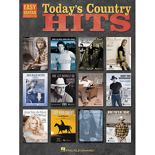 Today's Country Hits Easy Guitar Tab Songbook