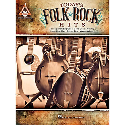 Hal Leonard Today's Folk Rock Hits Guitar Tab Songbook