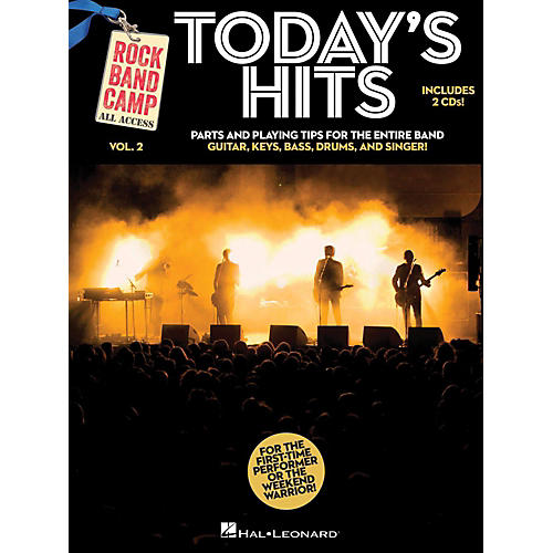 Today's Hits - Rock Band Camp Vol. 2 (Book/2-CD Pack) Vocal, Guitar, Keys, Bass, Drums