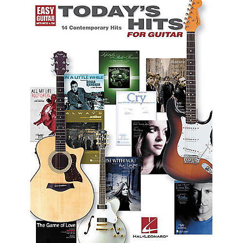 Today's Hits for Easy Guitar Tab Songbook