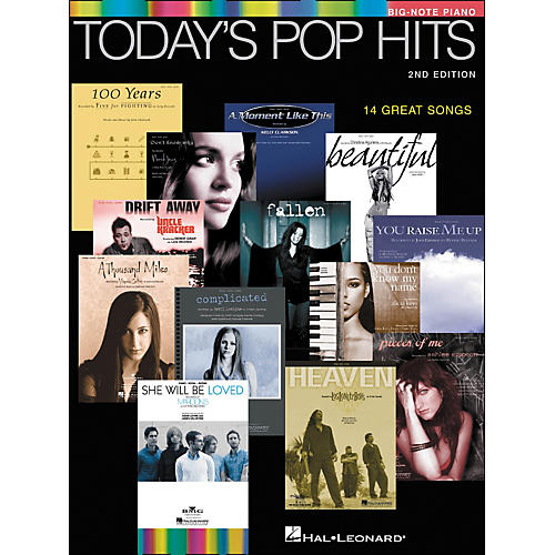 Today's Pop Hits Second Edition for Big Note Piano