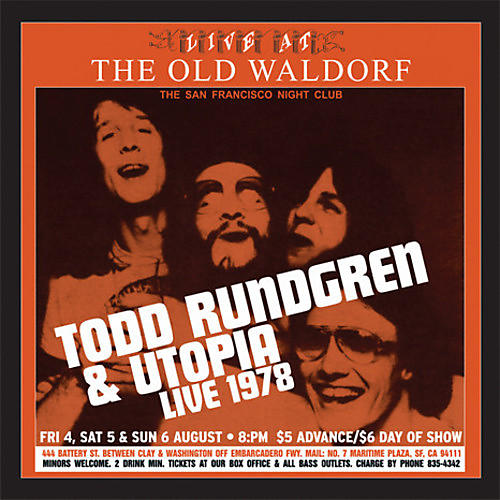Todd Rundgren & Utopia - Live At The Old Waldorf