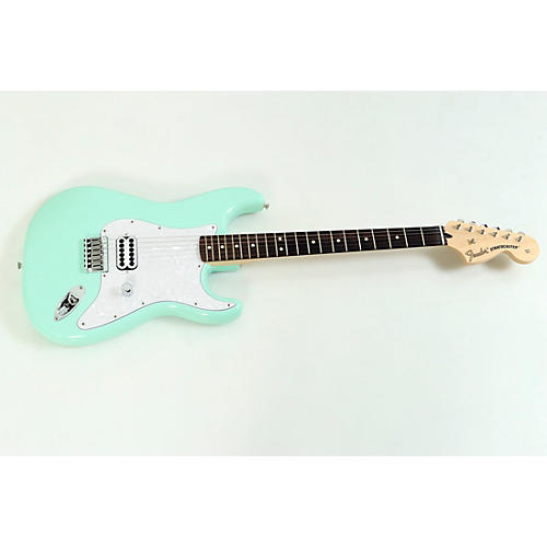 Fender Tom DeLonge Stratocaster Electric Guitar With Invader SH8 Pickup Condition 3 - Scratch and Dent Surf Green 197881031602