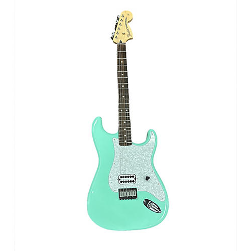 Fender Tom Delonge Signature Stratocaster Solid Body Electric Guitar Surf Green