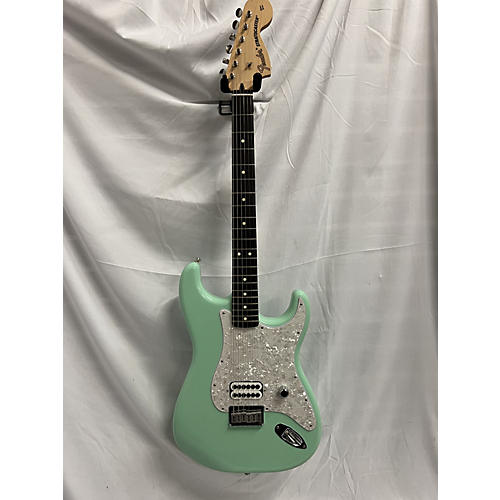 Fender Tom Delonge Signature Stratocaster Solid Body Electric Guitar Surf Green