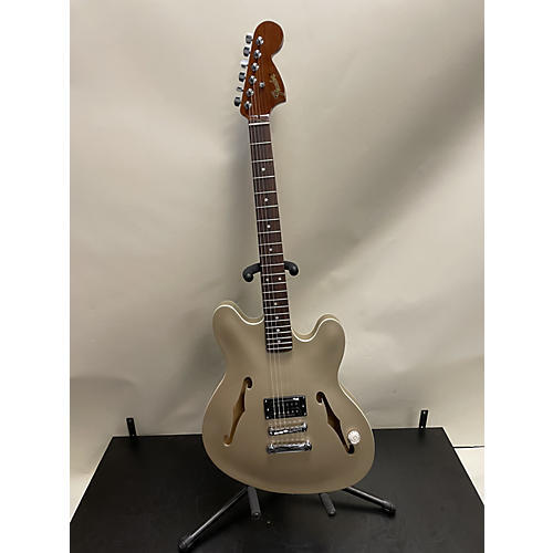 Fender Tom Delonge Signature Stratocaster Solid Body Electric Guitar Shoreline Gold