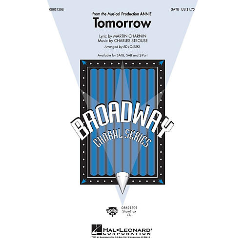 Hal Leonard Tomorrow (from Annie) 2-Part Composed by Charles Strouse