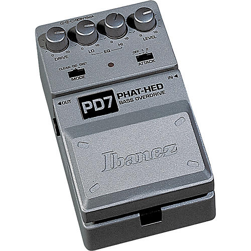 Ibanez Tone-Lok PD7 Phat Hed Bass Overdrive Pedal | Musician's Friend