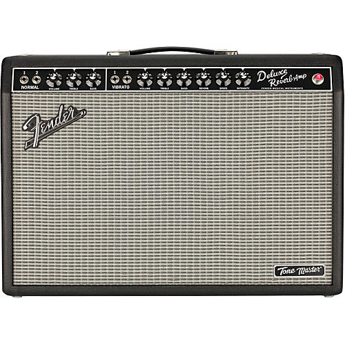 Fender Tone Master Deluxe Reverb 100W 1x12 Guitar Combo Amp Condition 1 - Mint Black