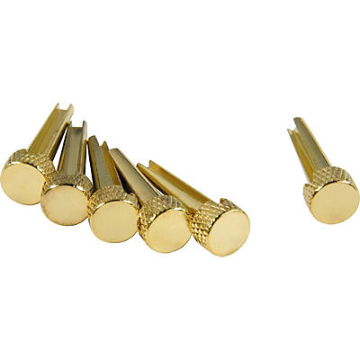 D'Andrea Tone Pins Brass Bridge Pin Set