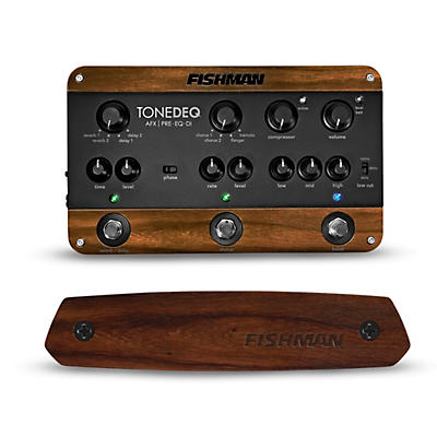 Fishman ToneDEQ Preamp EQ and Neo-D Passive Soundhole Guitar Pickup
