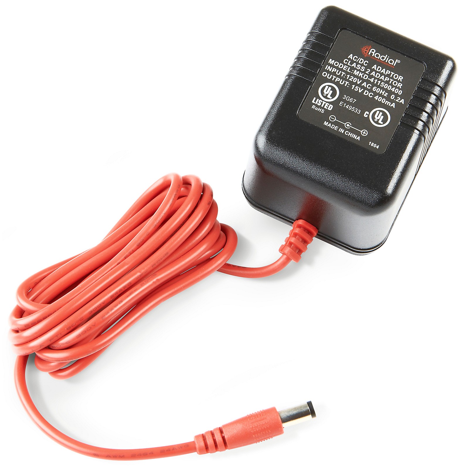 Radial TONEBONE PLEXITUBE & Radial ACアダプ 15V AC Adapter Power Supply For Radial Tonebone TriMode Tube
