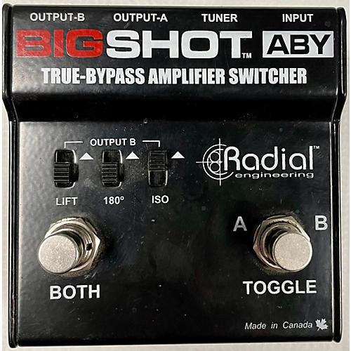 Radial Engineering Tonebone Bigshot ABY Passive Switcher Pedal