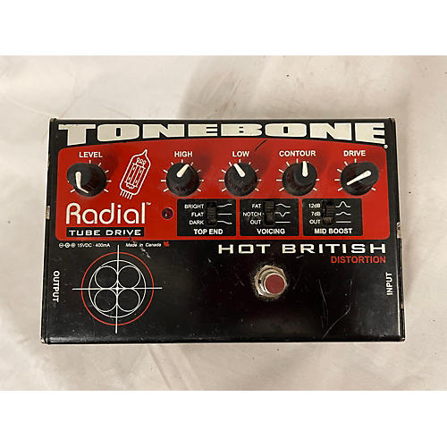 Radial Engineering Tonebone Hot British Tube Drive Effect Pedal