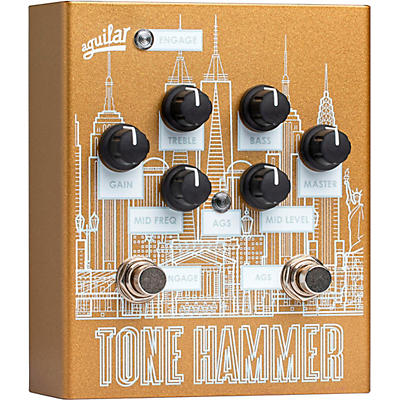 Aguilar Tonehammer Limited Edition Gold Sklyline Preamp Bass Pedal