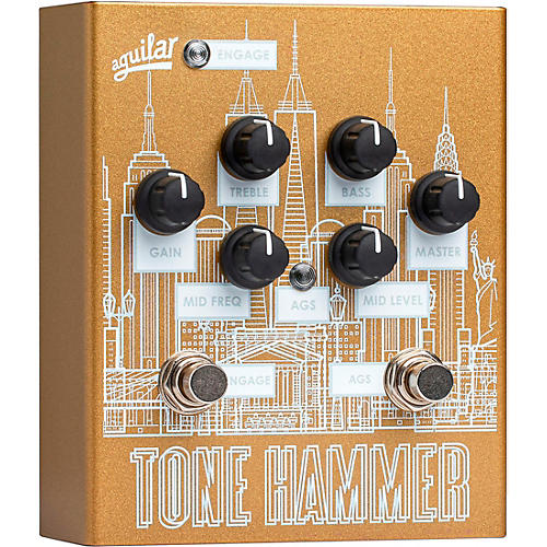Aguilar Tonehammer Limited Edition Gold Sklyline Preamp Bass Pedal