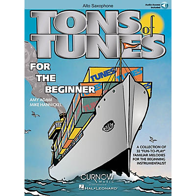 Curnow Music Tons of Tunes for the Beginner (Eb Alto Saxophone - Grade 0.5 to 1) Concert Band Level .5 to 1