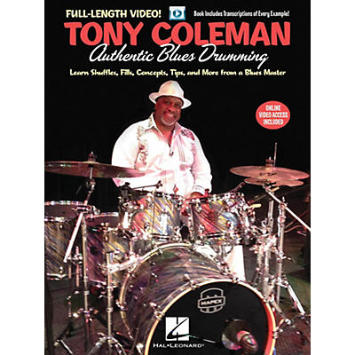 Hal Leonard Tony Coleman - Authentic Blues Drumming - Book/Online Video