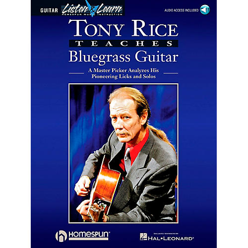Tony Rice Teaches Bluegrass Book/CD Package