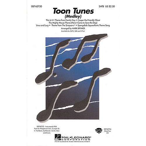 Hal Leonard Toon Tunes ShowTrax CD Arranged by Mark Brymer