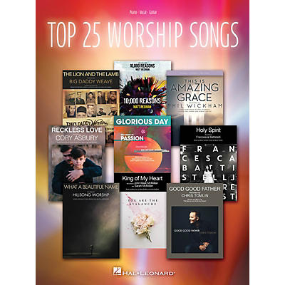 Hal Leonard Top 25 Worship Songs Piano/Vocal/Guitar Songbook