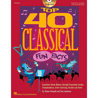 Hal Leonard Top 40 Classical Fun Facts Book/CD