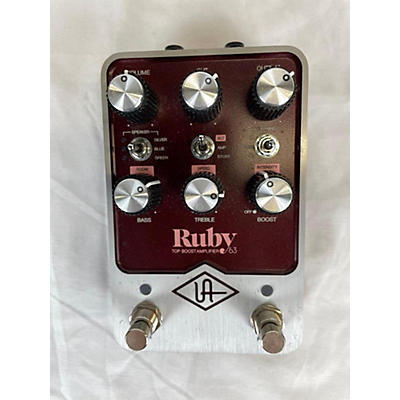 Ruby Top Boost Amplifier '63 Effect Pedal