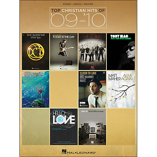Top Christian Hits Of '09-'10 arranged for piano, vocal, and guitar (P/V/G)