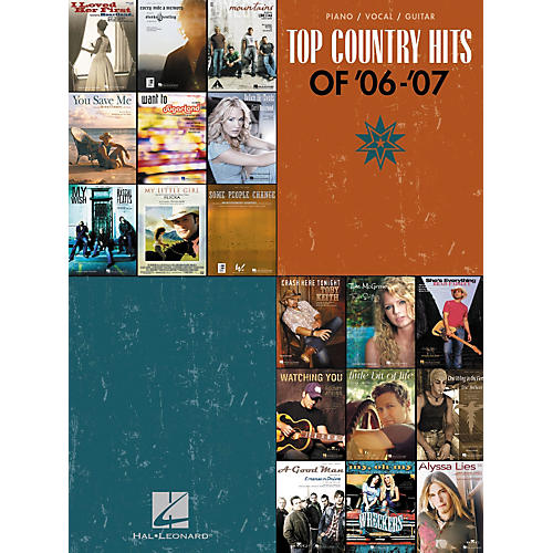 Top Country Hits Of '06-'07 Songbook for Piano/Vocal/Guitar