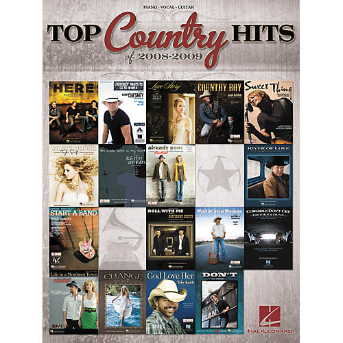 Top Country Hits Of 2008-2009 (Piano/Vocal/Guitar Songbook)