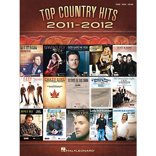 Top Country Hits Of 2011-2012 Songbook for Piano/Vocal/Guitar
