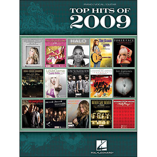 Top Hits Of 2009 arranged for piano, vocal, and guitar (P/V/G)