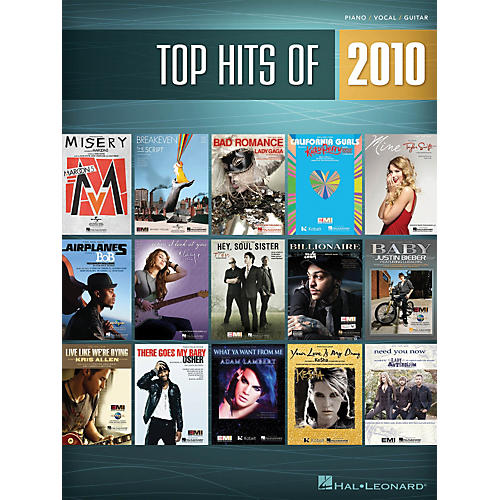 Top Hits Of 2010 PVG Songbook