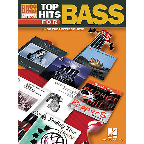 Top Hits for Bass Tab Book