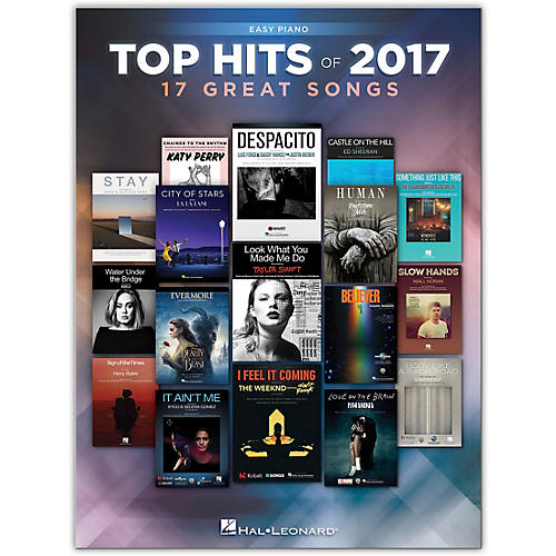 Top Hits of 2017 for Easy Piano