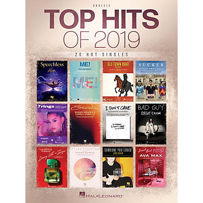 Hal Leonard Top Hits of 2019 (20 Hot Singles) Ukulele Songbook