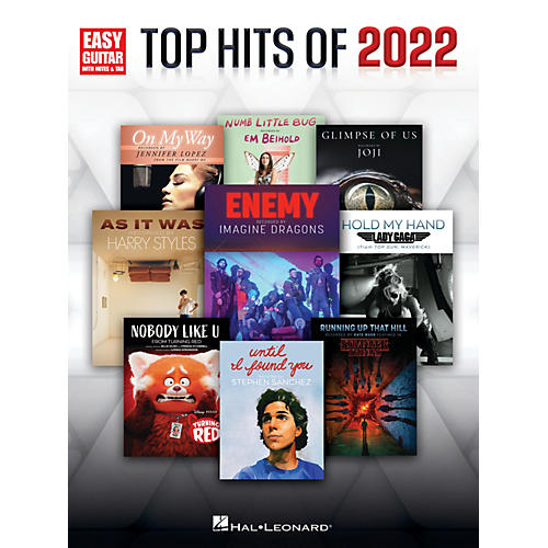 Hal Leonard Top Hits of 2022 Easy Guitar Tab Songbook