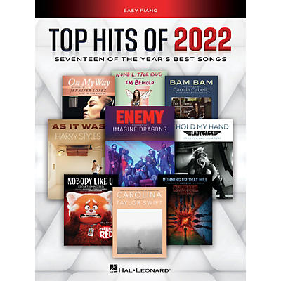 Hal Leonard Top Hits of 2022 Easy Piano Songbook