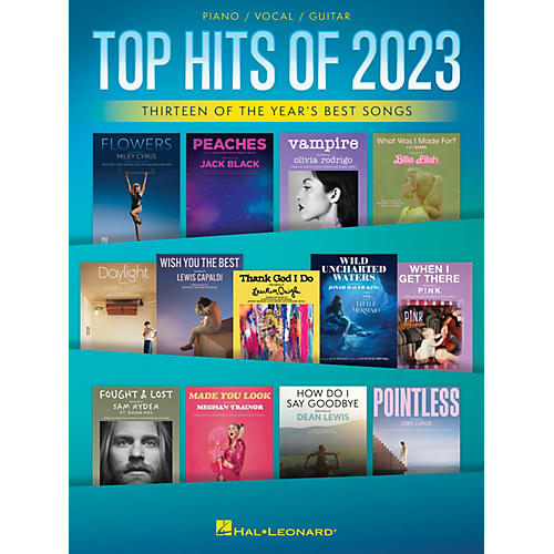 Hal Leonard Top Hits of 2023 Piano/Vocal/Guitar Songbook
